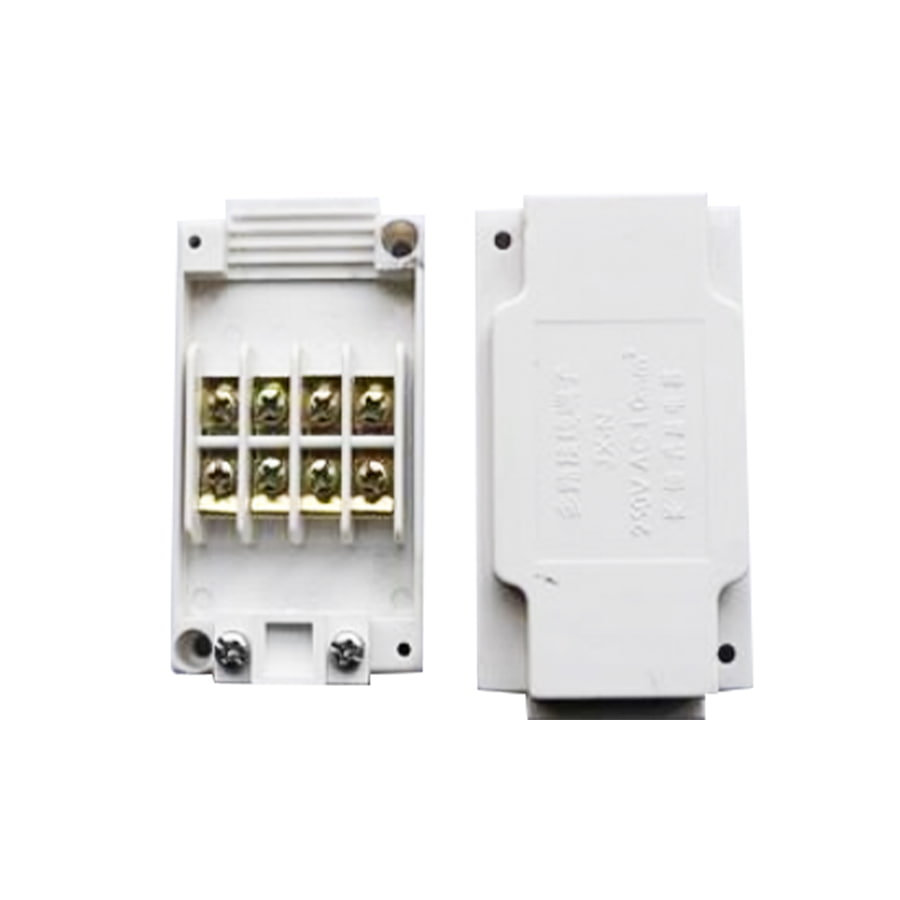 JX-N 250V 1mm² กล่องรวมสัญญาณ 4 ทาง สีขาว